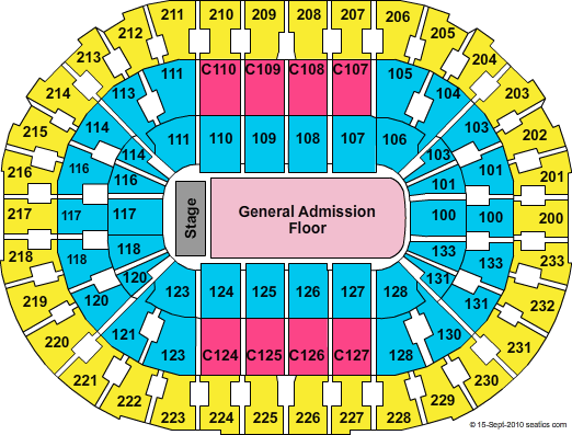 Quicken Loans Arena Seating Chart